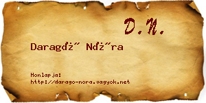 Daragó Nóra névjegykártya